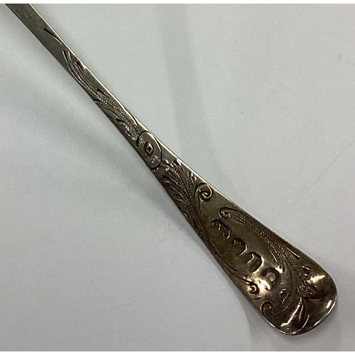 584 - A 19th Century George III silver sifter ladle with berry decoration. London 1810. Approx. 19 grams. ... 