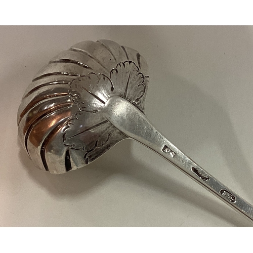 446 - DUBLIN: An 18th Century Irish silver ladle. Circa 1765. By Joseph Cullen. Approx. 48 grams. Est. £60... 