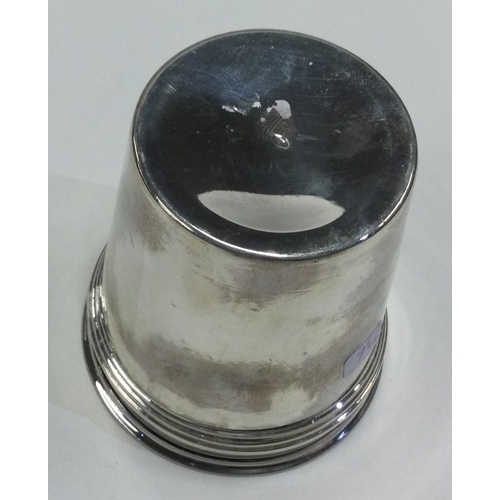 236 - CARTIER: A French silver beaker. Marked to foot. Approx. 73 grams. Est. £300 - £400.