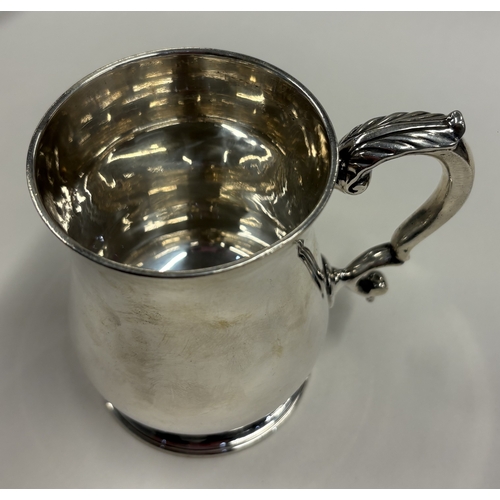 281 - An American silver christening mug. Fully marked to base. By Tiffany & Co. Approx. 256 grams. Est. £... 