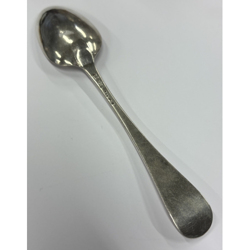 626 - A large and heavy 18th Century silver bottom marked spoon. London 1784. Approx. 63 grams. Est. £50 -... 