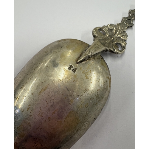 78 - An Antique Dutch silver spoon. Approx. 62 grams. Est. £100 - £150.