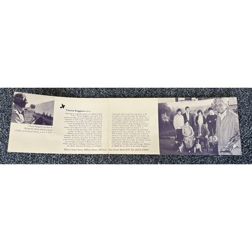 100 - OF GOLFING INTEREST: VINCENT RUGGIERO: (British, 20th Century): A framed oil on canvas depicting a p... 