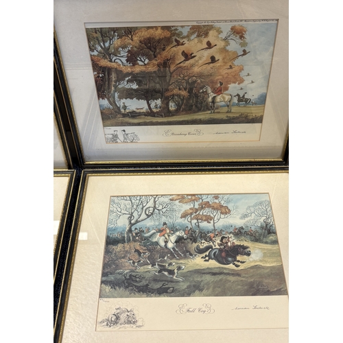 102 - NORMAN THELWELL: (British, 1923 - 2004): A selection of six framed and glazed limited edition prints... 
