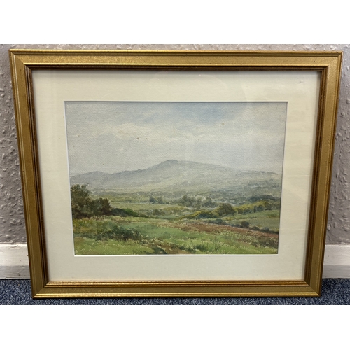110 - HENRY JOHN SYLVESTER STANNARD: (British, 1870 - 1951): A gilt framed and glazed watercolour depictin... 