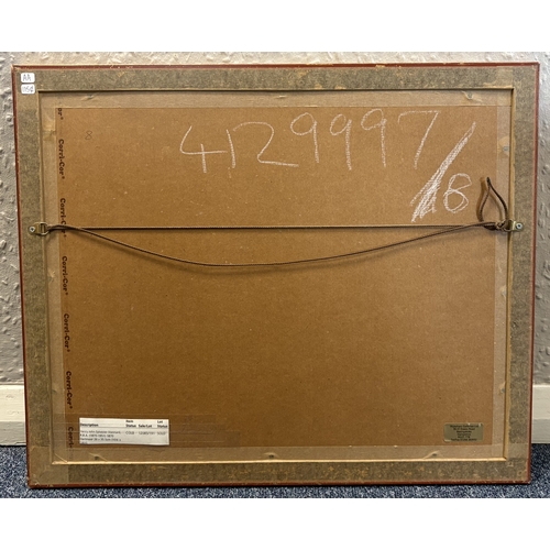 110 - HENRY JOHN SYLVESTER STANNARD: (British, 1870 - 1951): A gilt framed and glazed watercolour depictin... 