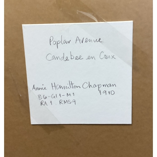 129 - ANNIE HAMILTON CHAPMAN: (British, 1881 - 1923): A gilt framed and glazed watercolour entitled 