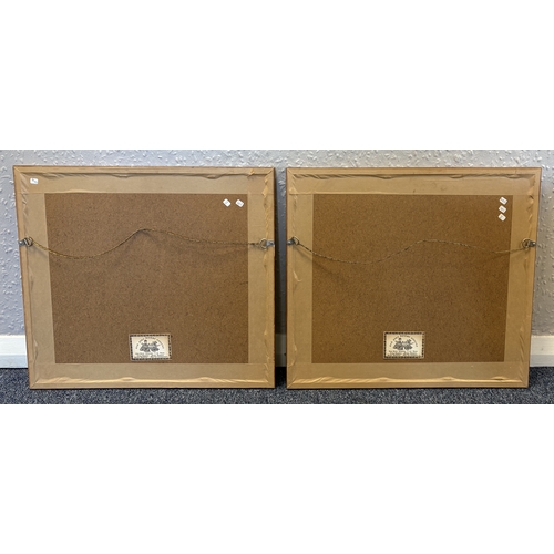 136 - JOHN FRYE BOURNE: (British, 1912 - 1991): A pair of framed and glazed watercolours depicting Water E... 