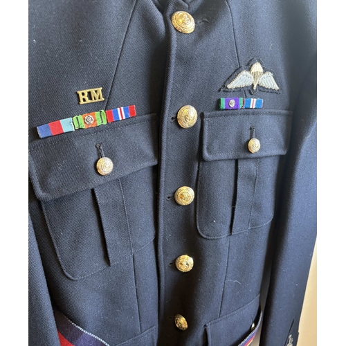 151 - A Royal Marines' No.1 dress uniform complete with cap. Est. £20 - £30.