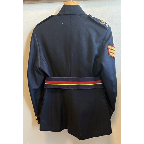 151 - A Royal Marines' No.1 dress uniform complete with cap. Est. £20 - £30.