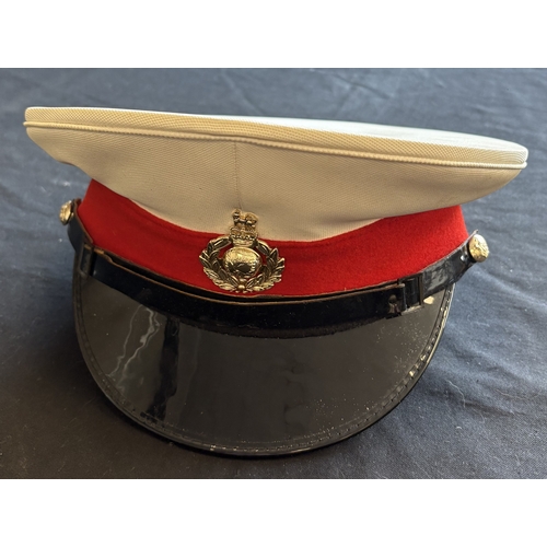 151 - A Royal Marines' No.1 dress uniform complete with cap. Est. £20 - £30.