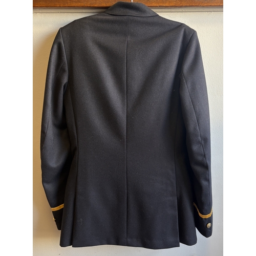 160 - A Royal Navy Officer's dress uniform together with cap. Est. £20 - £30.