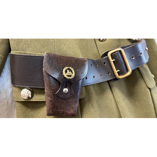 163 - A Royal Gloucestershire Regiment No.2 dress uniform together with cap. Carrying rank of a Brigadier.... 