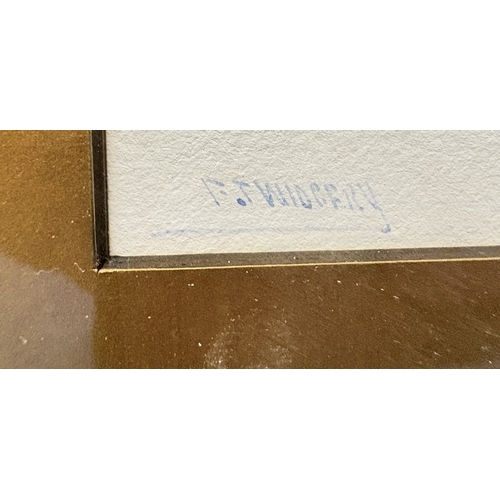 26 - FREDERICK JOHN WIDGERY: (British, 1861 - 1942): A gilt framed and glazed watercolour depicting the R... 