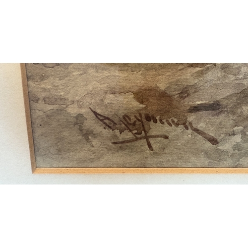 31 - ALFRED LEYMAN: (British, 1856 - 1933): A gilt framed and glazed watercolour depicting Otterton. Sign... 