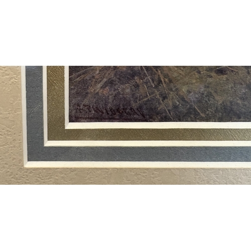 77 - FREDERICK JOHN WIDGERY: (British, 1861 - 1942): A pair of gilt framed and glazed watercolours depict... 