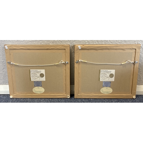 77 - FREDERICK JOHN WIDGERY: (British, 1861 - 1942): A pair of gilt framed and glazed watercolours depict... 