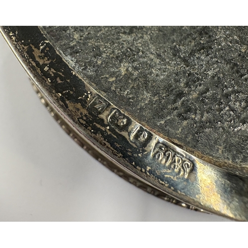 150 - A silver jewellery box. Birmingham 1924. Approx. 88 grams. Est. £80 - £120.