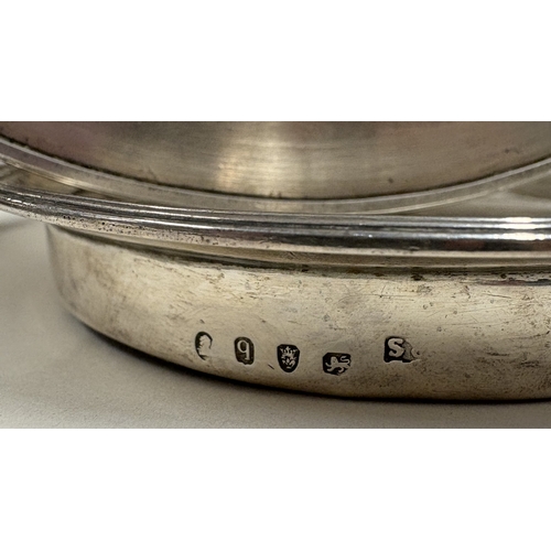 159 - An 18th Century George III silver teapot with bright-cut decoration on stand. London 1791. By Robert... 