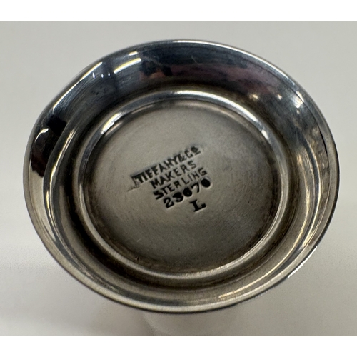 47 - A cased silver pepper. By Tiffany & Co. Approx. 23 grams. Est. £60 - £80.