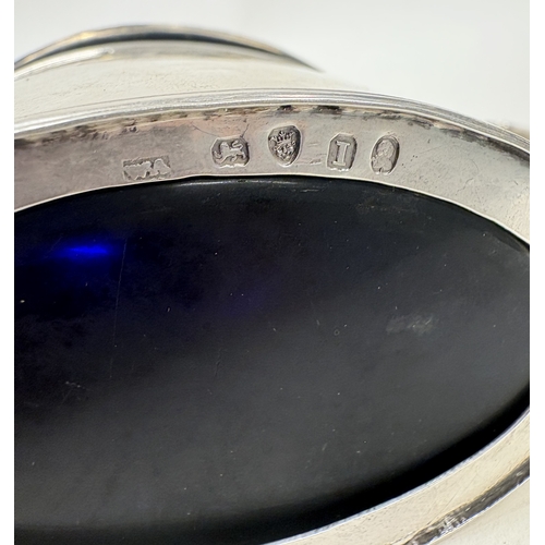 54 - A George III silver mustard pot with BGL. London 1804. By WA. Approx. 101 grams. Est. £150 - £200.
