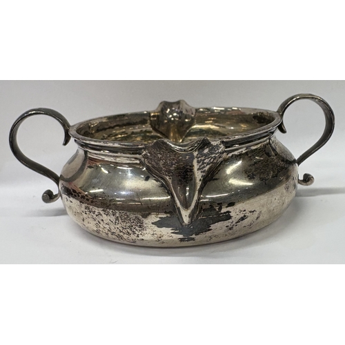 73 - An unusual Victorian silver side-handled jug. London 1890. By George Fox. Approx. 110 grams. Est. £1... 