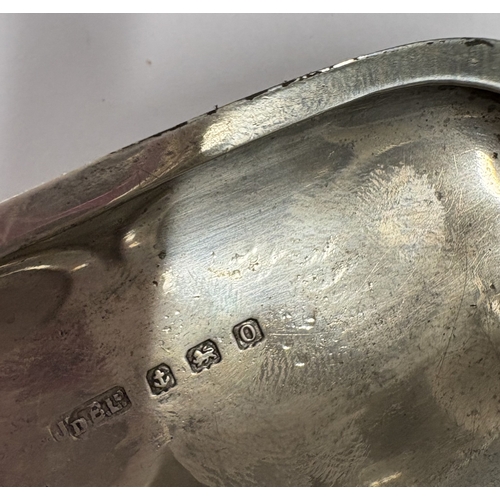 243 - A silver double sovereign case. Birmingham 1909. Approx. 43 grams. Est. £120 - £150.