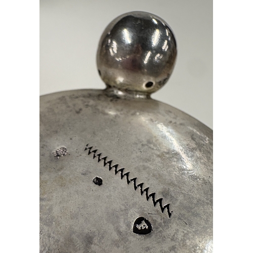 289 - AUGSBURG: An 18th Century German silver beaker and cover. Fully marked to base. Circa 1770. Approx. ... 