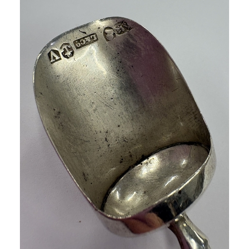 191 - A George III silver caddy spoon. Birmingham 1819. By L & Co. Approx. 8 grams. Est. £50 - £80.
