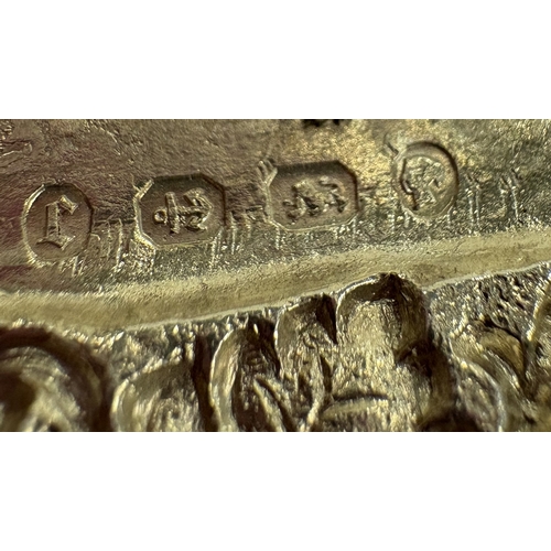 223 - A Victorian silver wine label for 'Gin'. Birmingham 1891. By Cohen Charles. Approx. 10 grams. Est. £... 