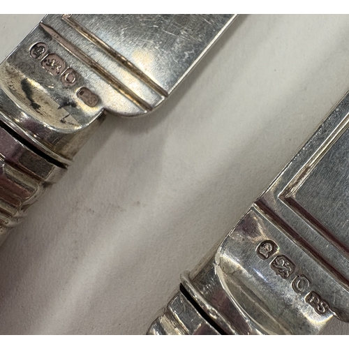 426 - PAUL STORR: A set of six silver knives. London 1829. Approx. 400 grams of gross weight. Est. £1000 -... 