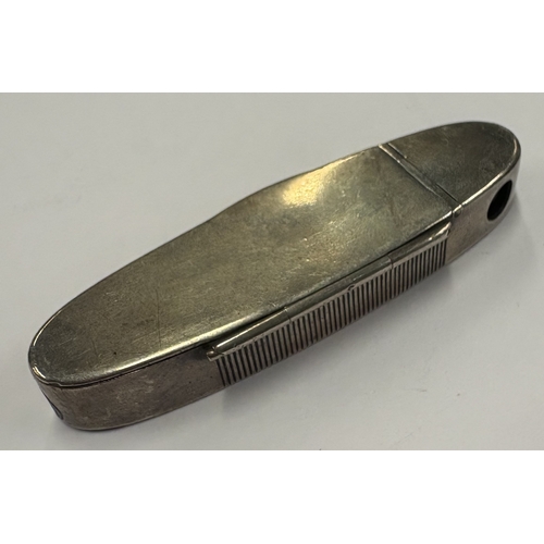 457 - A silver combination vesta box and cigar cutter. London 1885. By GHJ. Approx. 29 grams. Est. £150 - ... 