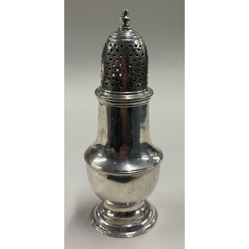 574 - An 18th Century George II silver sugar caster, fully marked to base. London 1736. By Samuel Wood. Ap... 
