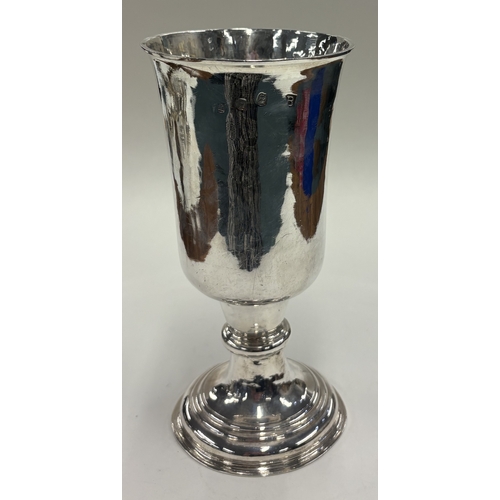 587 - A George I Britannia Standard silver chalice. London 1717. Approx. 300 grams. Est. £1200 - £1500.
