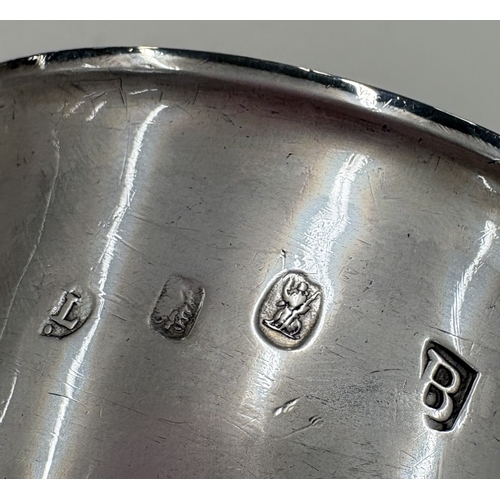 587 - A George I Britannia Standard silver chalice. London 1717. Approx. 300 grams. Est. £1200 - £1500.