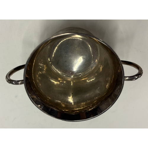 588 - A Channel Islands George I silver porringer, maker's mark only to base. Guernsey, circa 1720. By IH.... 