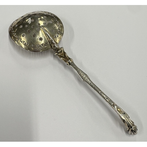 667 - A 17th Century Continental silver spoon, marked to reverse. Approx. 41 grams. Est. £200 - £300.