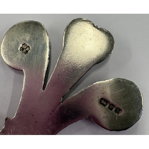 669 - A silver caddy spoon commemorating The Prince of Wales. London 1981. Approx. 28 grams. Est. £80 - £1... 