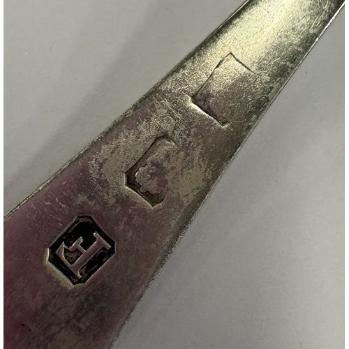 671 - An 18th Century Irish silver ladle. 1802. Approx. 22 grams. Est. £60 - £80.