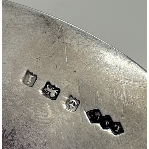 468 - An early 20th Century silver inkwell decorated with a turquoise stone. London 1908. By Liberty & Co.... 