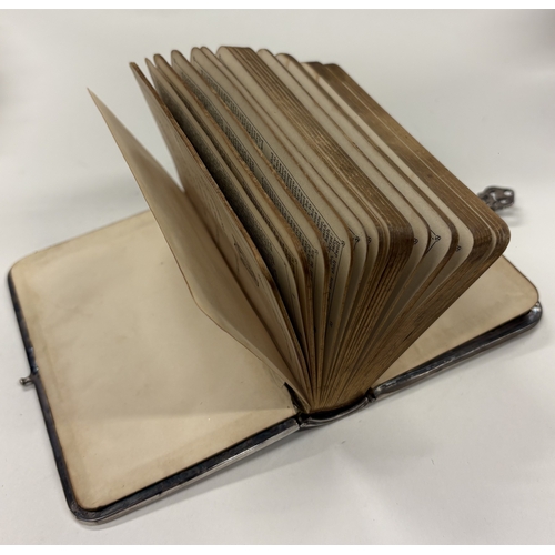 471 - A heavy Antique silver-mounted bible. Est. £400 - £600.