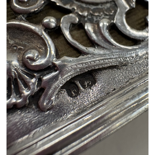 471 - A heavy Antique silver-mounted bible. Est. £400 - £600.