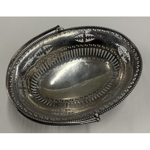 559 - CHESTER: A pierced silver basket in the Georgian style. 1901. By Hassler Brothers. Approx. 143 grams... 