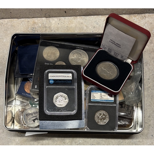 319 - A quantity of proof coin sets etc. Est. £20 - £30.