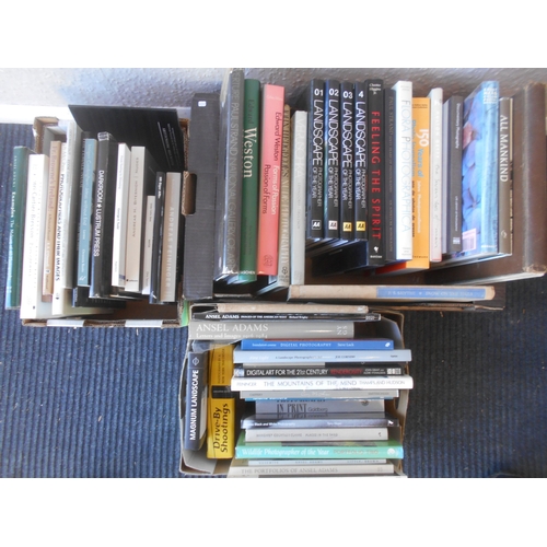 365 - BOOKS: OF PHOTOGRAPHY INTEREST: 3 boxes of various photography books. Est. £30 - £40.
