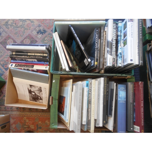 369 - BOOKS: OF PHOTOGRAPHY INTEREST: 3 boxes of various photography books. Est. £30 - £40.