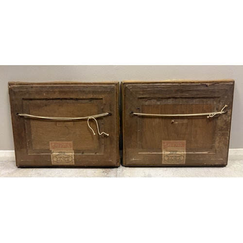 439 - FREDERICK JOHN WIDGERY (British, 1861-1942): A pair of gilt framed and glazed Dartmoor watercolour l... 