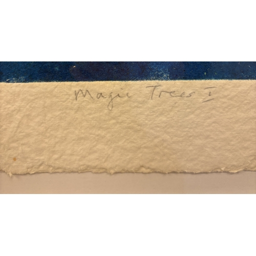 470 - BRENDA HORTON: (British): Two painted silver framed and glazed Artist Proofs entitled 'Magic Trees I... 