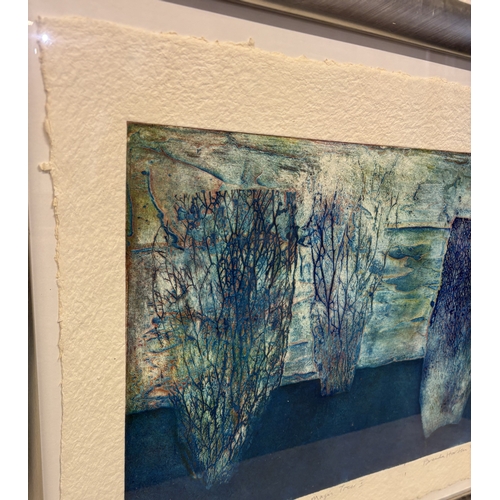 470 - BRENDA HORTON: (British): Two painted silver framed and glazed Artist Proofs entitled 'Magic Trees I... 