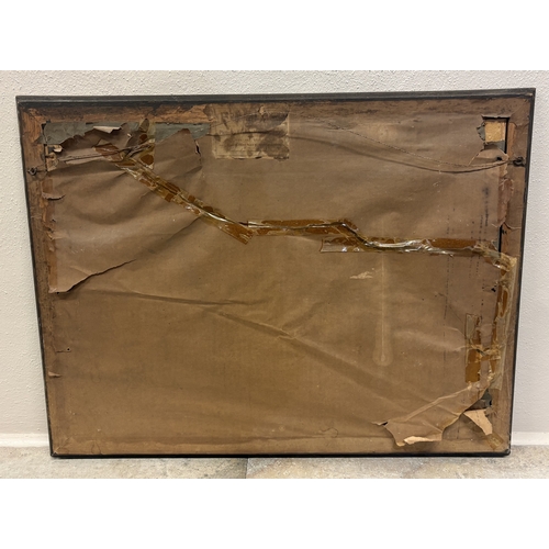 477 - A large framed and glazed Lance Thackeray print entitled 'Fools Rush in Where Angels Fear to Tread' ... 